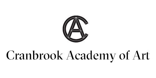 Cranbrook Academy of Art with "CA" logo mark above.